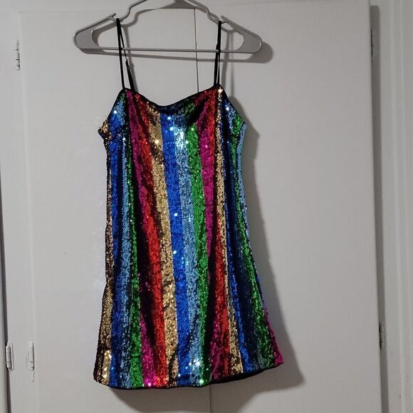 Forever 21 Sequins Mini Dress - Picture 4 of 5